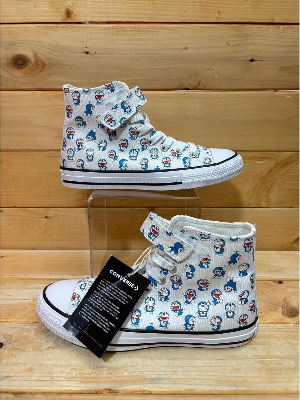 New Doraemon x Converse Chuck Taylor All Star HIGH Top A15791C kids size 2